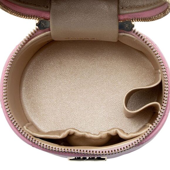 Chanel Lambskin Vanity Ruched Mini Top Handle - Picture 7 of 10